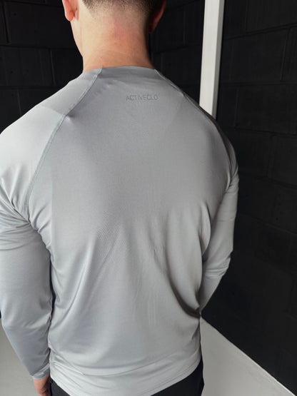 STAPLE ZIP - LIGHT GREY