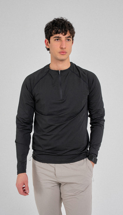 STAPLE ZIP - BLACK