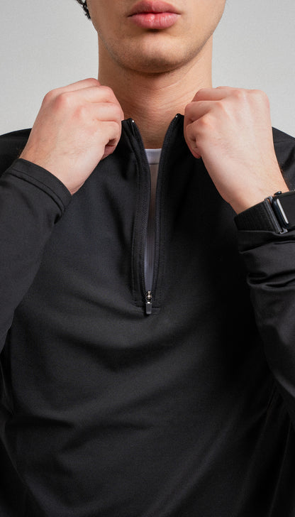 STAPLE ZIP - BLACK