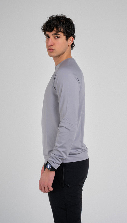 STAPLE ZIP - LIGHT GREY