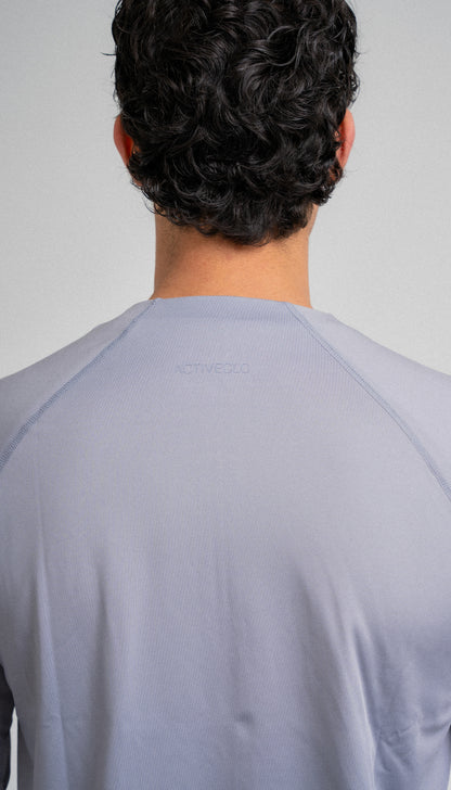 STAPLE ZIP - LIGHT GREY