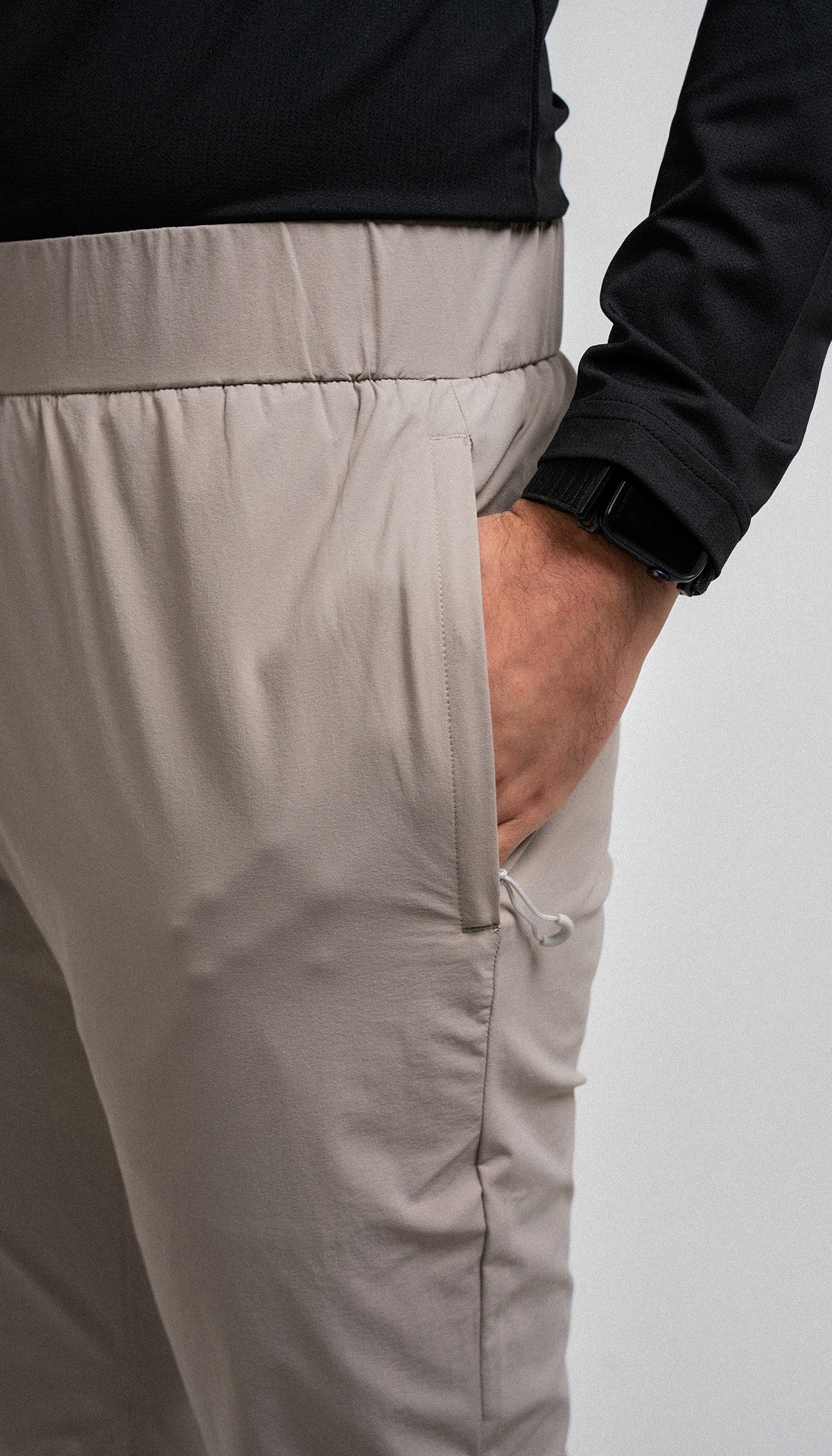 LIGHTWEIGHT TRAINING PANT - STONE GREY