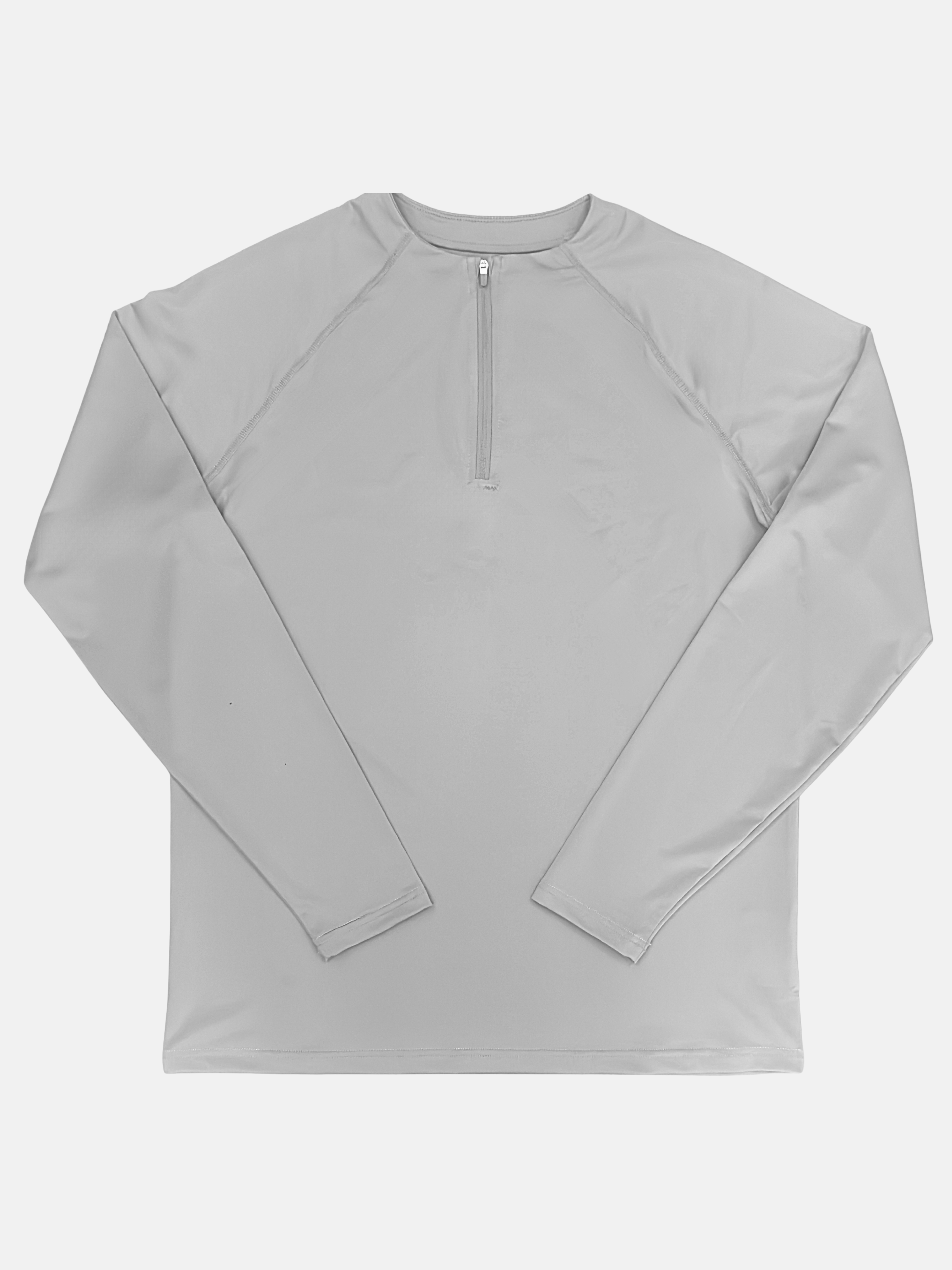 STAPLE ZIP - LIGHT GREY